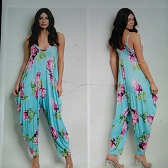 boho harem jumpsuit